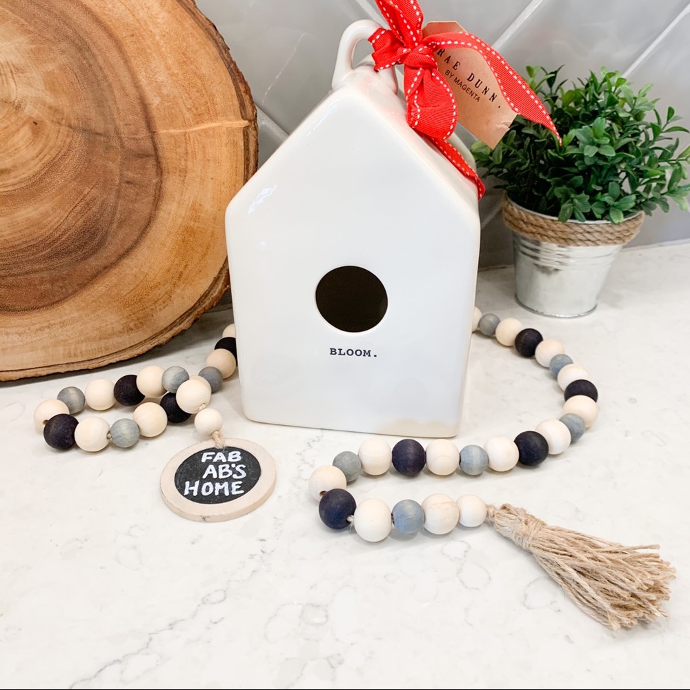 Rae Dunn BLOOM Vine Birdhouse